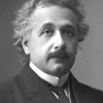 Albert Einstein (1879-1955), em 1921. Fotografia oficial após o recebimento de seu prêmio Nobel de Física naquele ano.